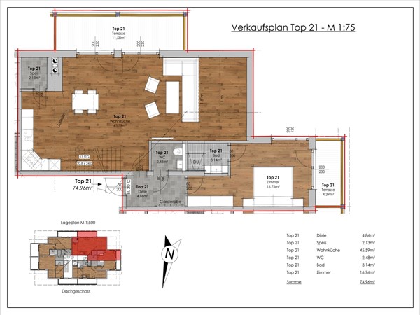 Floorplan - Tunzendorf 53, 8962 Michaelerberg